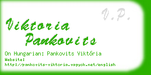 viktoria pankovits business card