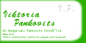 viktoria pankovits business card